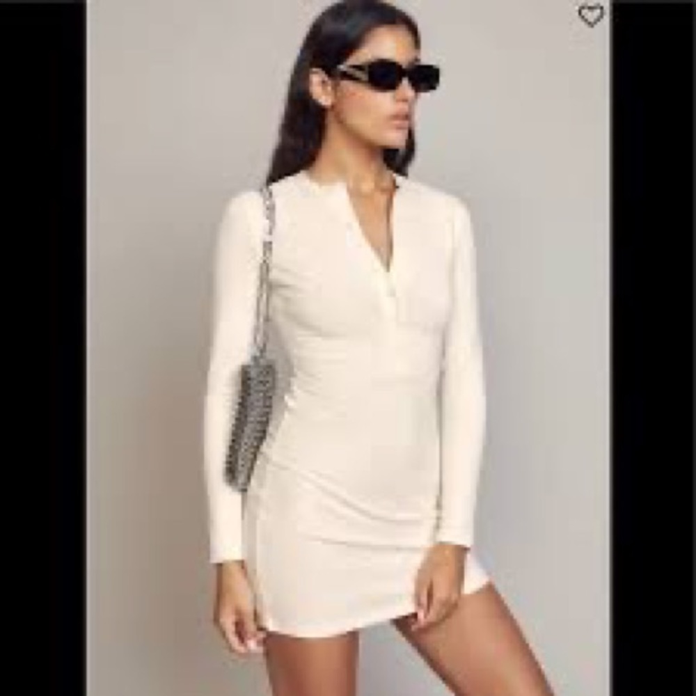 NWT Reformation Tam Dress, cream